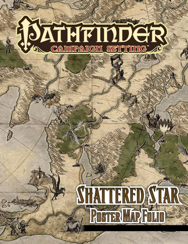 PREORDER Pathfinder: The Shattered Star Poster Map Folio