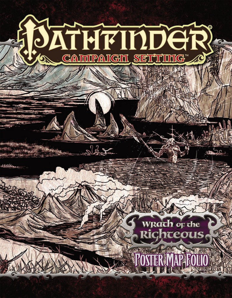 PREORDER Pathfinder: Wrath of the Righteous Poster Map Folio