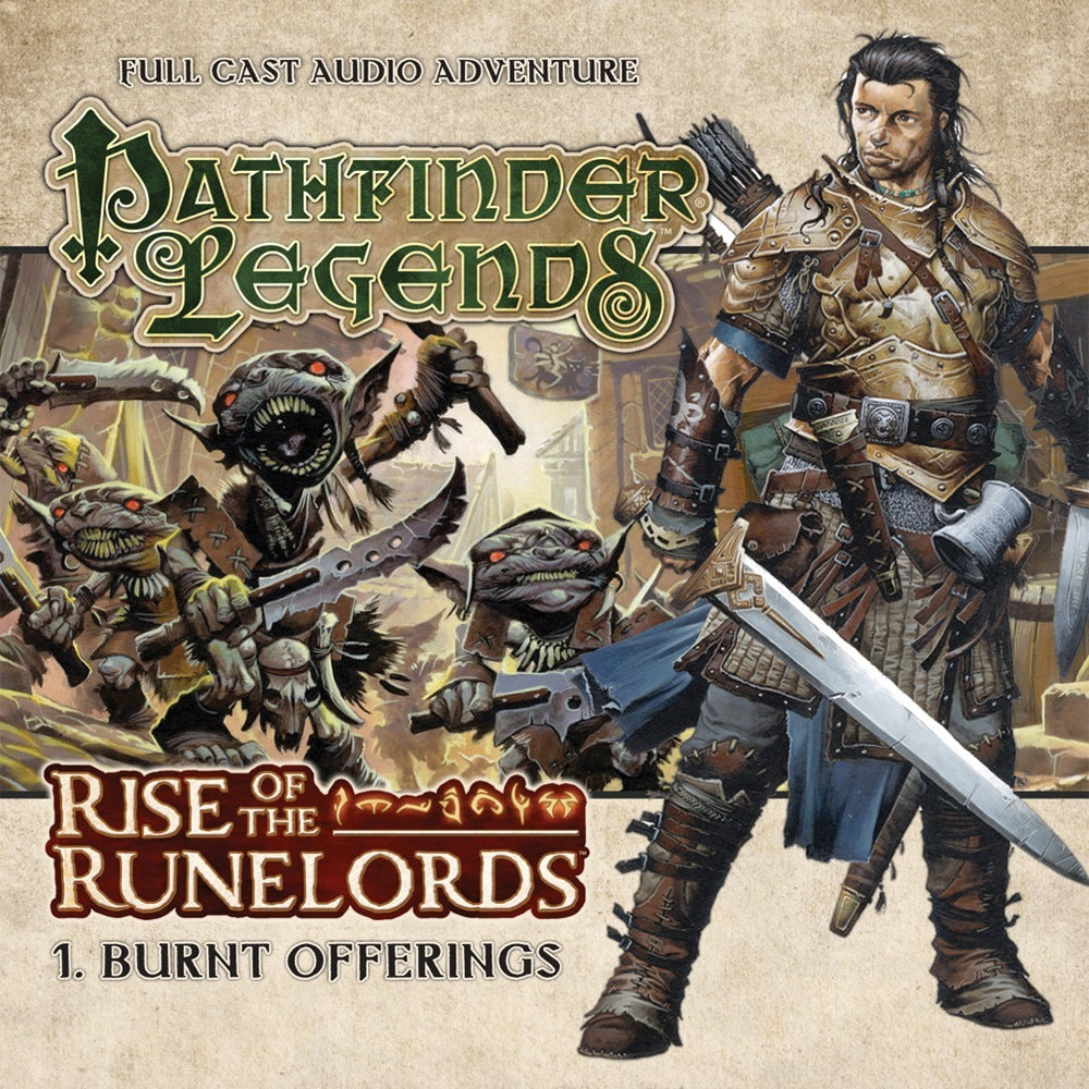 PREORDER Pathfinder: Rise of the Runelords #1: Burnt Offerings CD