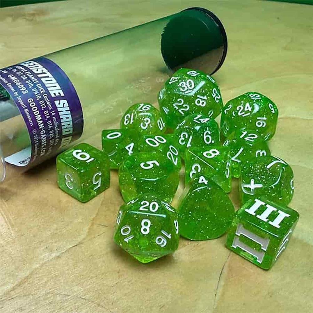 Dungeon Crawl Classics - DCC RPG Dice: Greenstone Shards