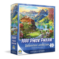PREORDER Crown 1000pce Puzzle - Castles & Cottages Series 1 (3 Asst)