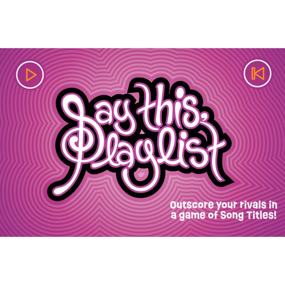 PREORDER Say This Playlist