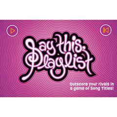 PREORDER Say This Playlist