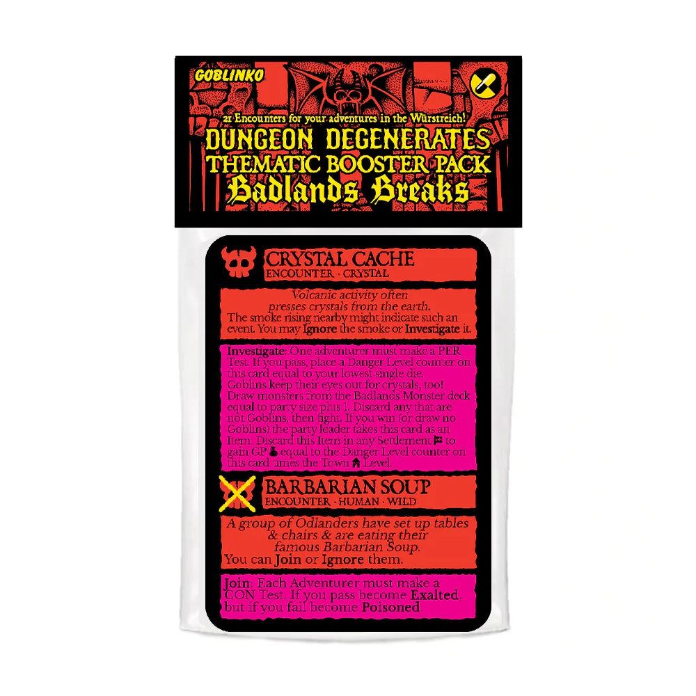 Dungeon Degenerates: Badlands Breaks Booster