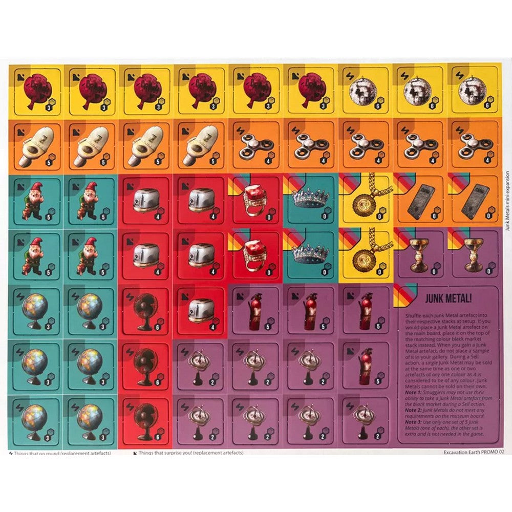 PREORDER Excavation Earth - Junk Tiles Promo Pack