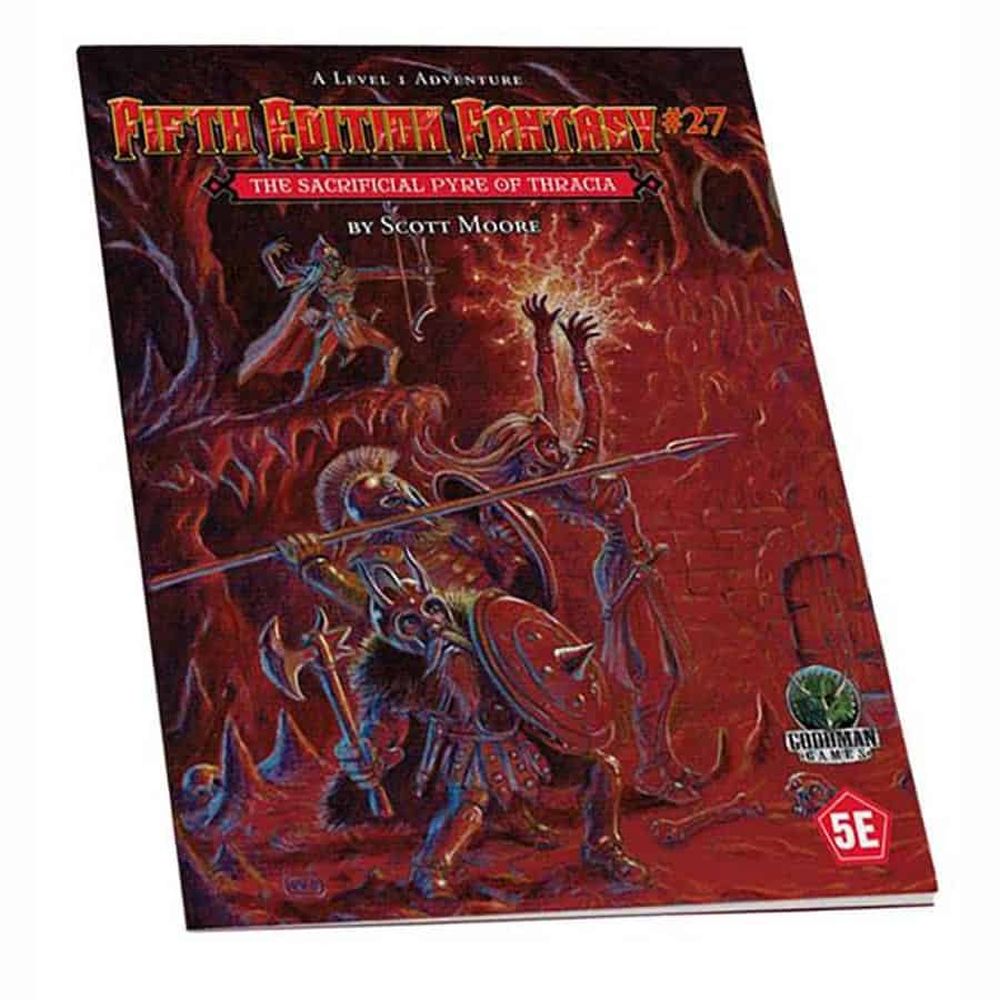 PREORDER D&D 5e - Fifth Edition Fantasy #27: The Sacrificial Pyre of Thracia