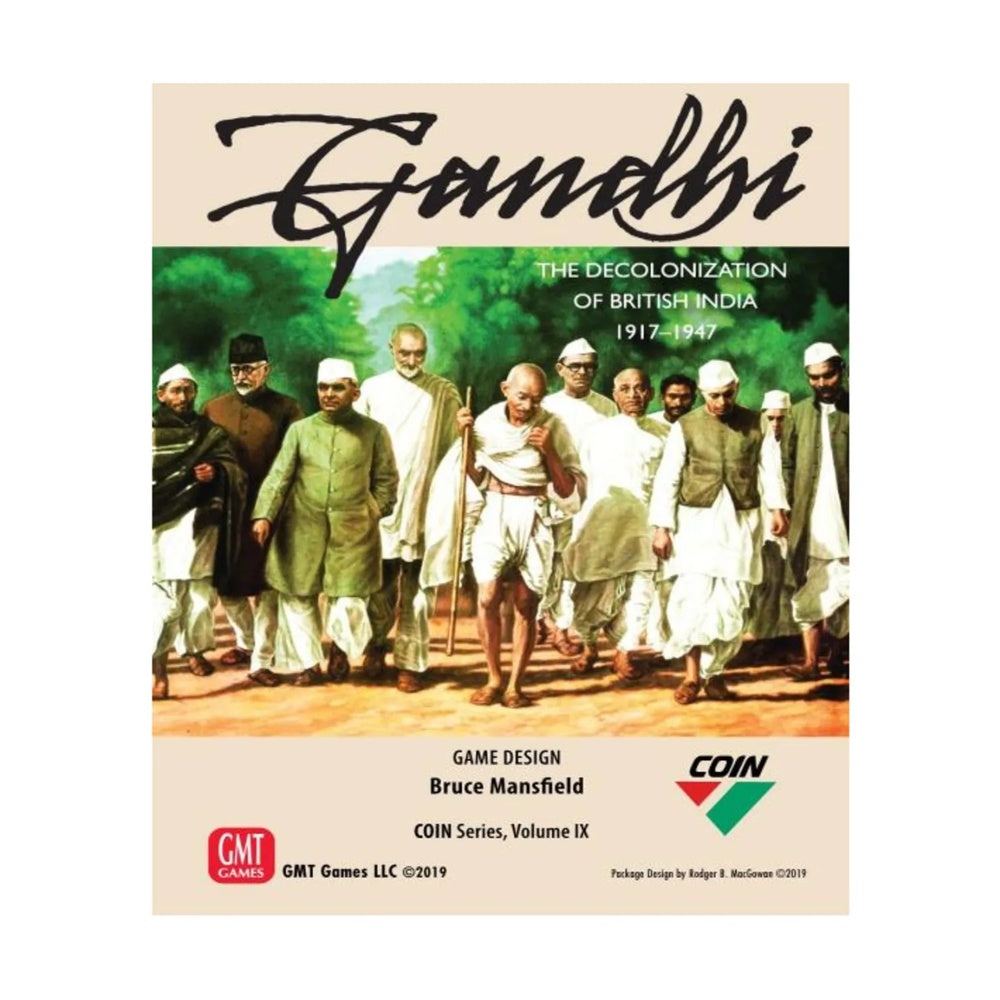 PREORDER GMT Games - Gandhi Mounted Map