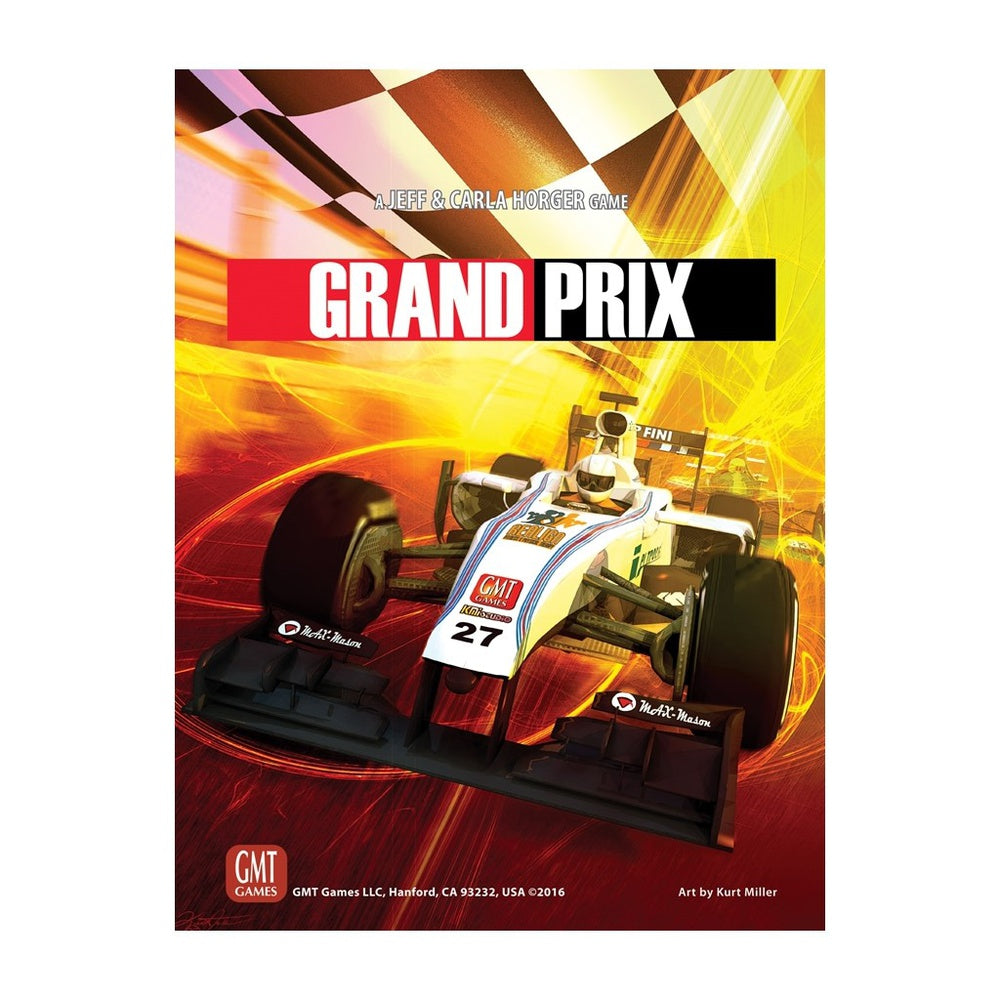 PREORDER GMT Games - Grand Prix Track set Mounted Map