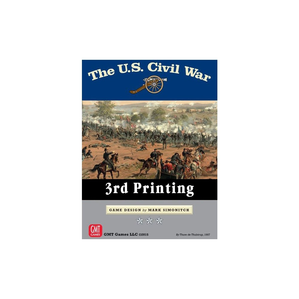 PREORDER GMT Games - US Civil War map set Mounted Map