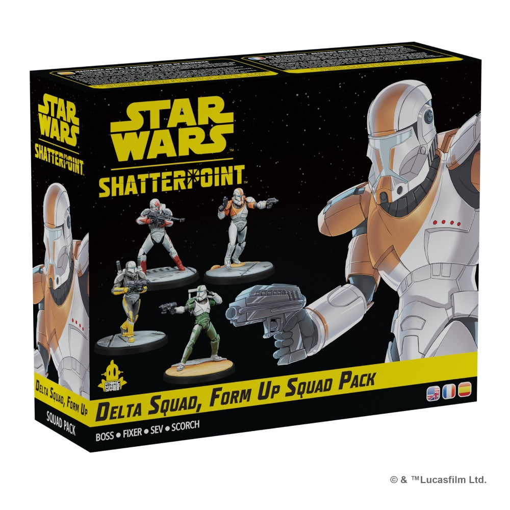 Star Wars: Shatterpoint  Delta Squad Form Up Squad Pack