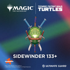 Ultimate Guard: Deck Box  XenoSkin Sidewinder 133+  MTG: TMNT  Blue Pizza