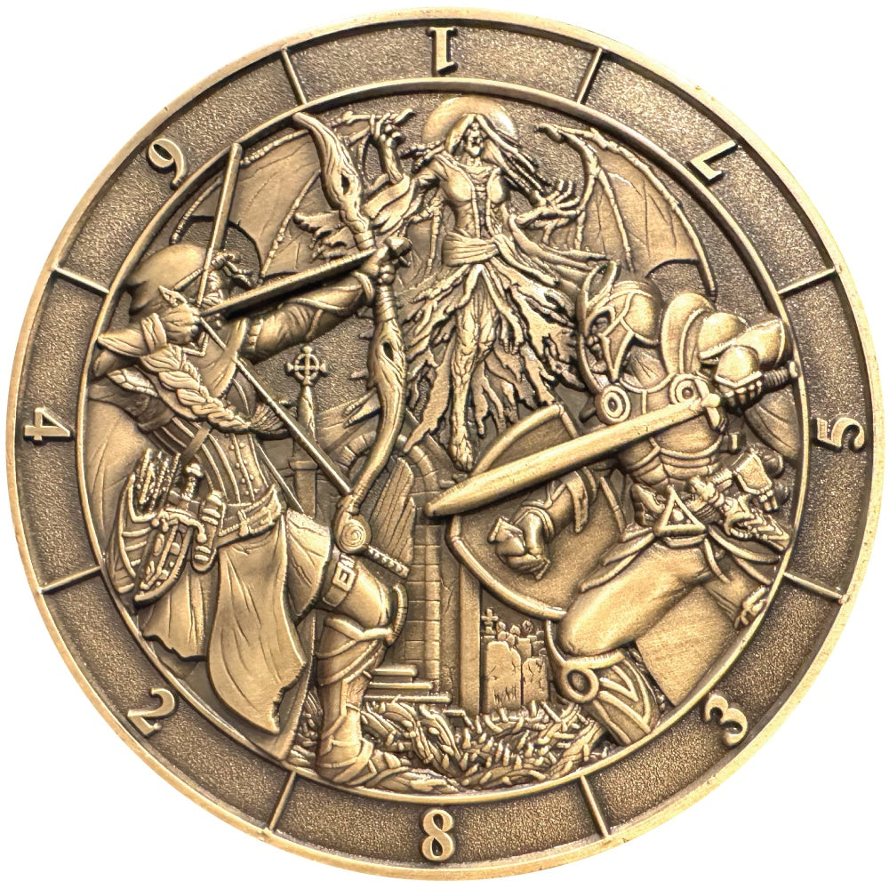 PREORDER Dice Coin D8 Battle Scene