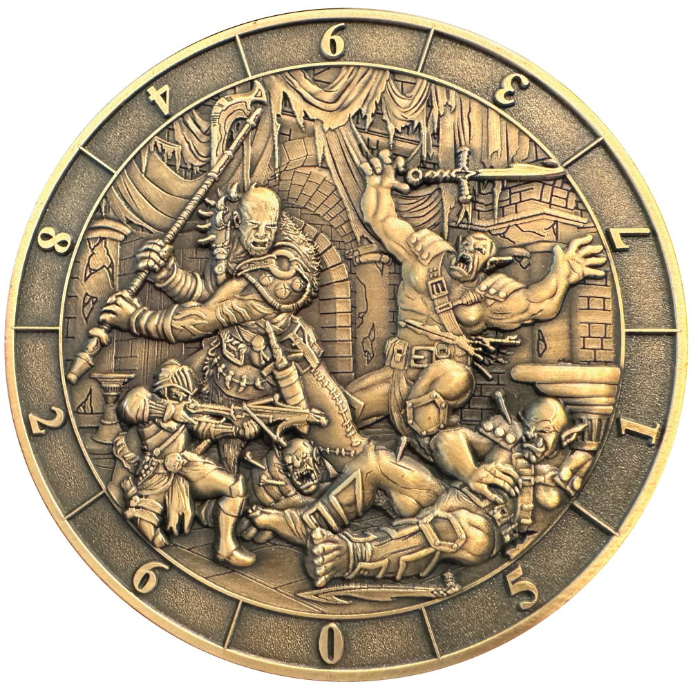 PREORDER Dice Coin D10 Battle Scene