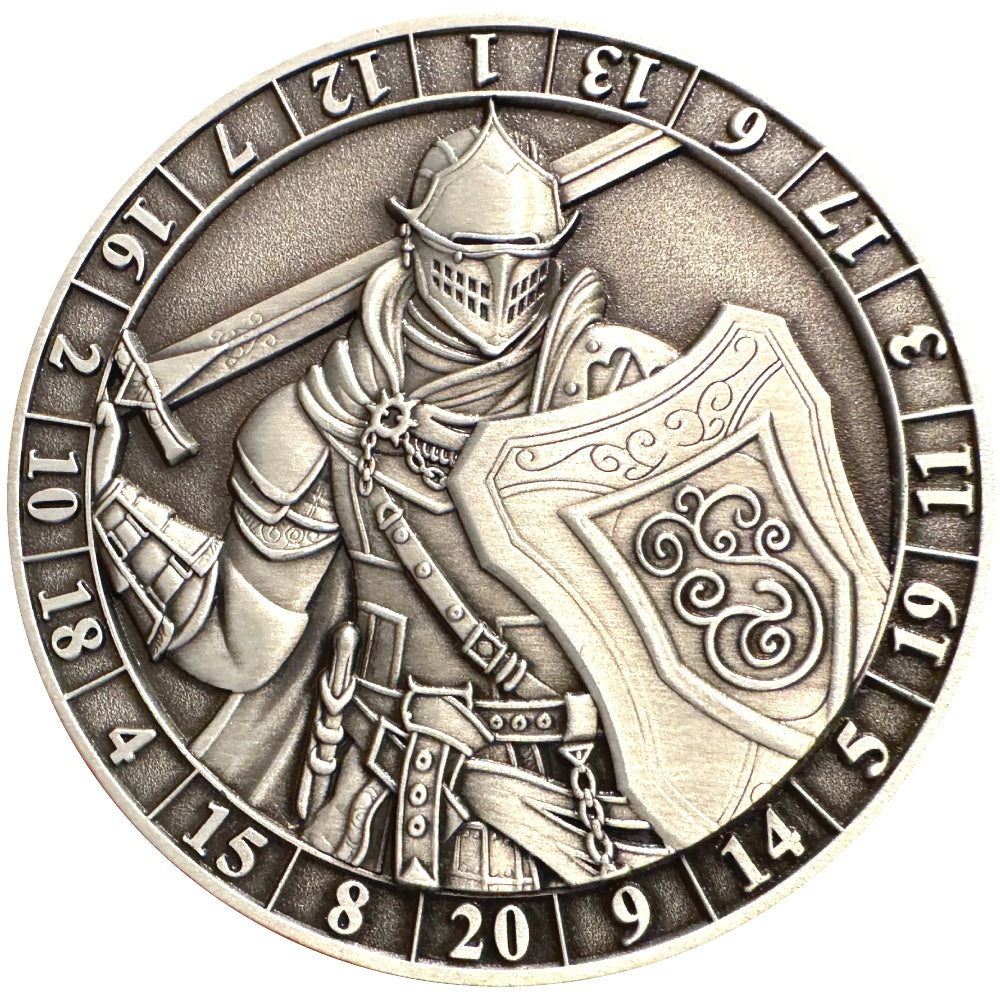 PREORDER Dice Coin D20 Paladin