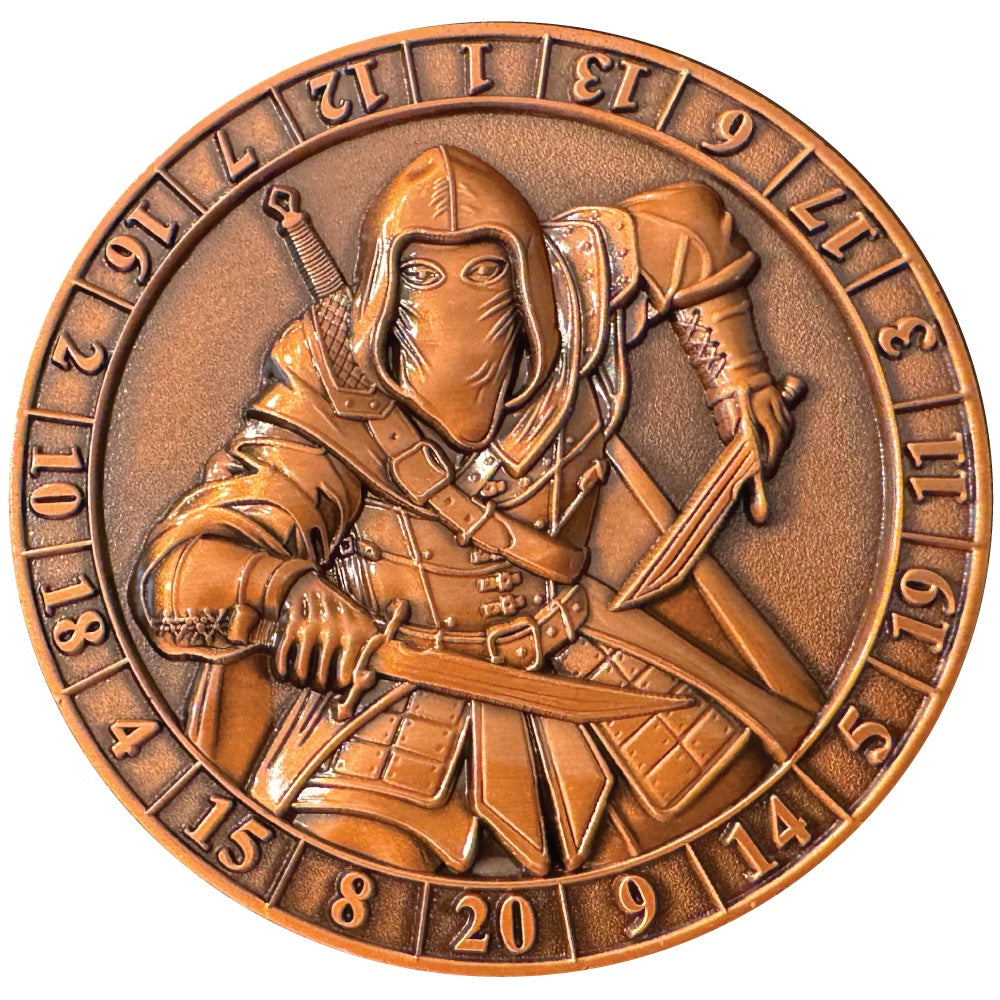 PREORDER Dice Coin D20 Rogue