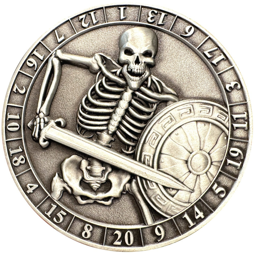 PREORDER Dice Coin D20 Skeleton