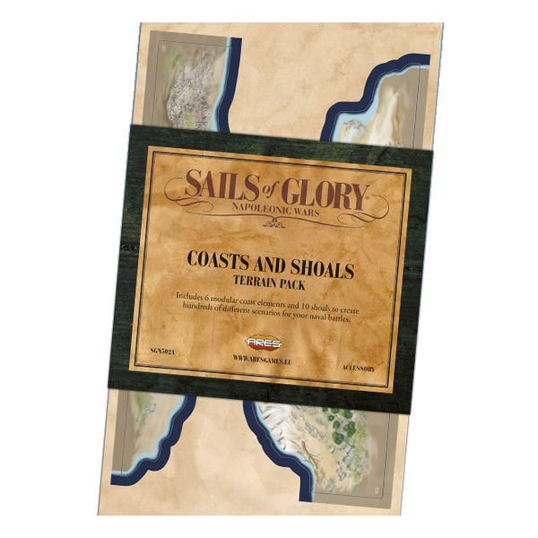 PREORDER Sails Of Glory - Terrain Pack - Coasts and Shoals