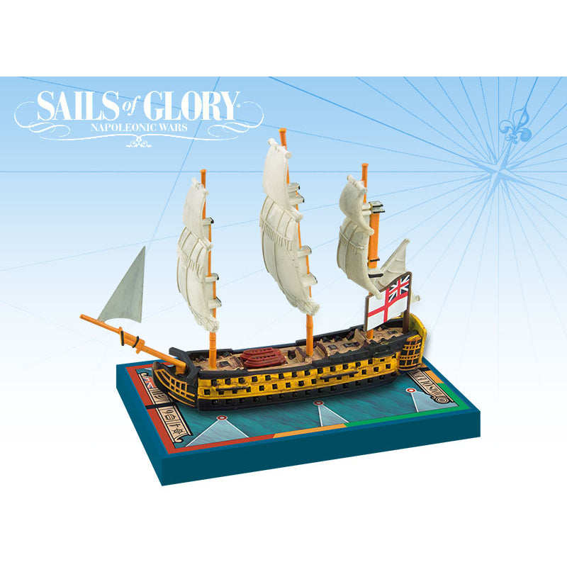 PREORDER Sails of Glory - HMS Queen Charlotte 1790 / HMS Ville de Paris 1795