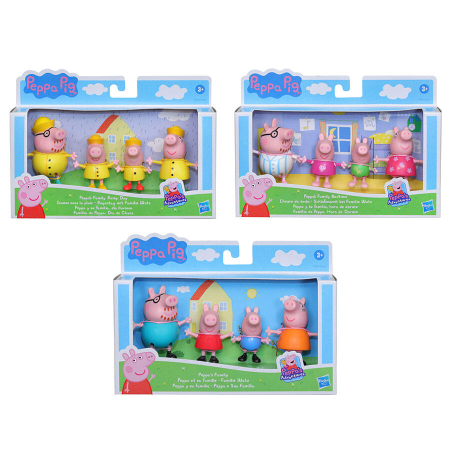 PREORDER Peppa Pig - Peppas Family 4 Pack Assortment (4)