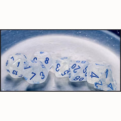 PREORDER CHX 22581 Borealis Icicle/light blue Luminary Mega-hedral 7-Die Set