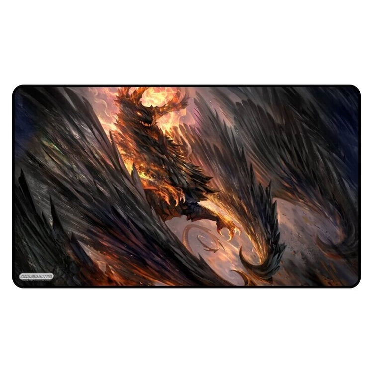 PREORDER GamerMats: Black Crystal Dragon - Playmat