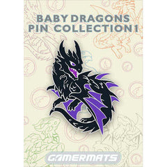 PREORDER GamerMats: Baby Black Dragon from Baby Dragons Pin Set 1