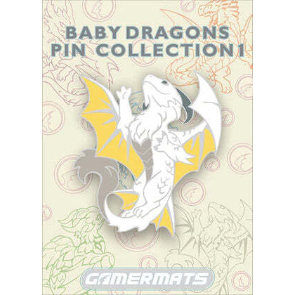 PREORDER GamerMats: Baby White Dragon from Baby Dragons Pin Set 1