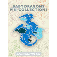 PREORDER GamerMats: Baby Blue Dragon from Baby Dragons Pin Set 1