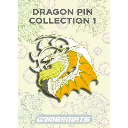 PREORDER GamerMats: White Dragon from Dragons Pin Set 1