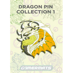 PREORDER GamerMats: White Dragon from Dragons Pin Set 1