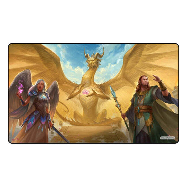 PREORDER GamerMats: Gold Lotus Dragon - Playmat