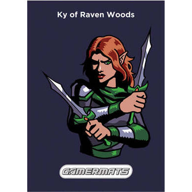 PREORDER GamerMats: Ky of Raven Woods - Pin