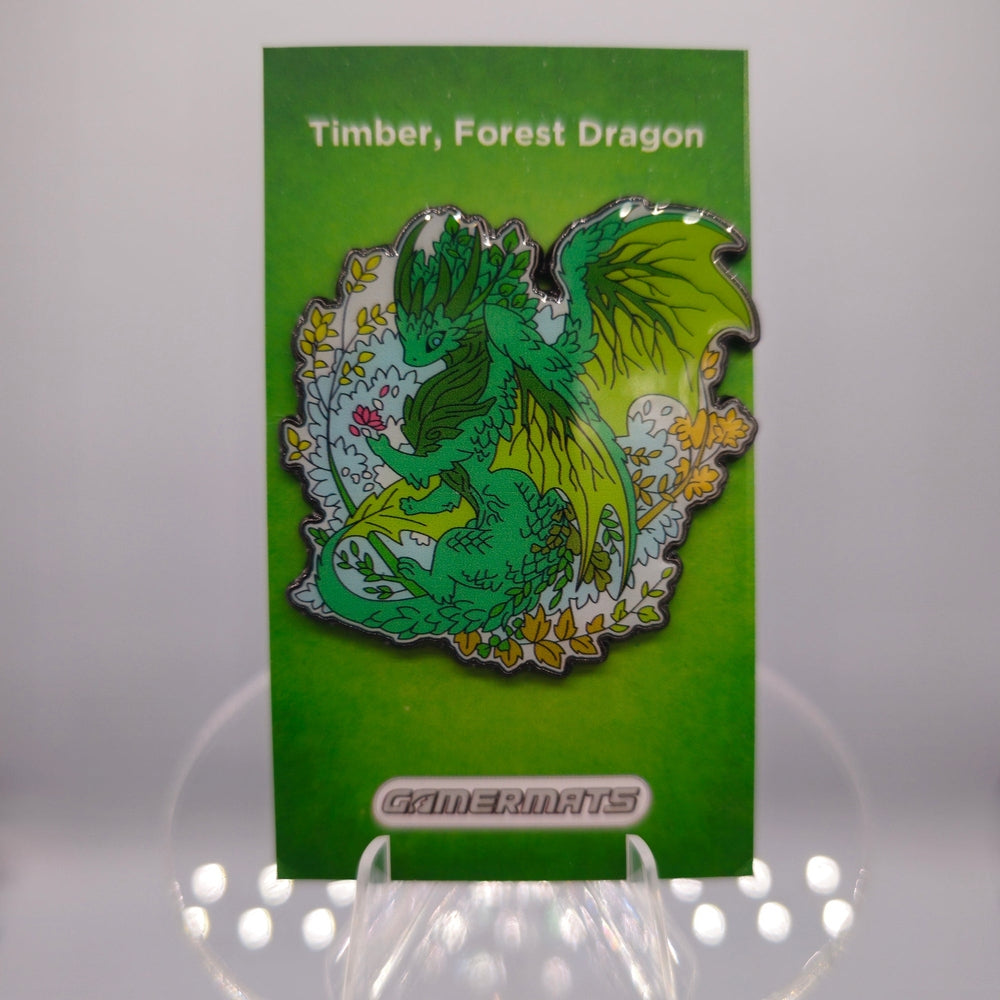 PREORDER GamerMats: Timber - Forest Dragon Pin