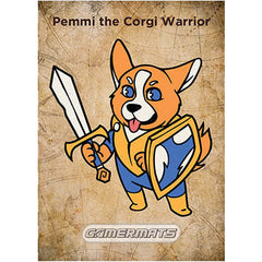 PREORDER GamerMats: Pemmi the Corgi Warrior Pin
