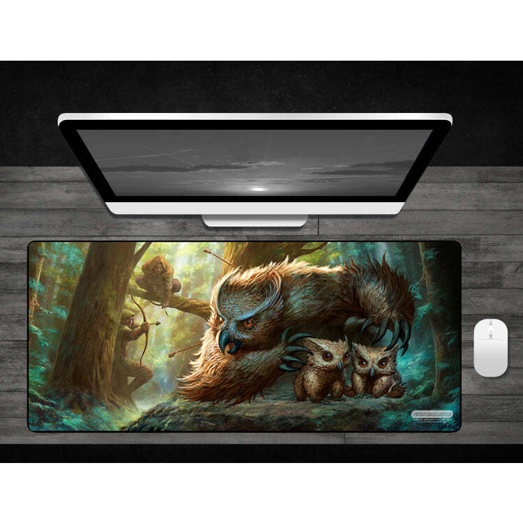 PREORDER GamerMats: Feathery Refuge - Deskmat