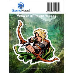 PREORDER GamerMats: Venwyn of Raven Woods - Sticker