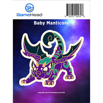 PREORDER GamerMats: Baby Manticore - Sticker