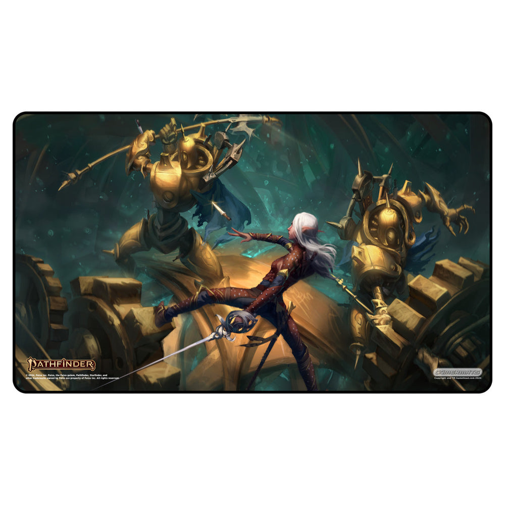 PREORDER GamerMats: Clockwork Fight - Pathfinder Playmat