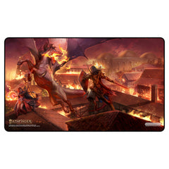 PREORDER GamerMats: Seoni & Valeros vs The Sandpoint Devil - Pathfinder Playmat