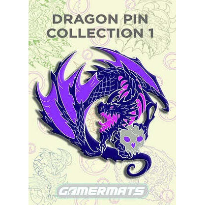 PREORDER GamerMats: Black Dragon from Dragons Pin Set 1
