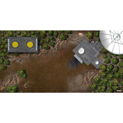 PREORDER GamerMats: Forest Bunker - XL Wargame Mat - 36 x 72