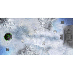 PREORDER GamerMats: Outdoor Snow - XL Wargame Mat - 36 x 72