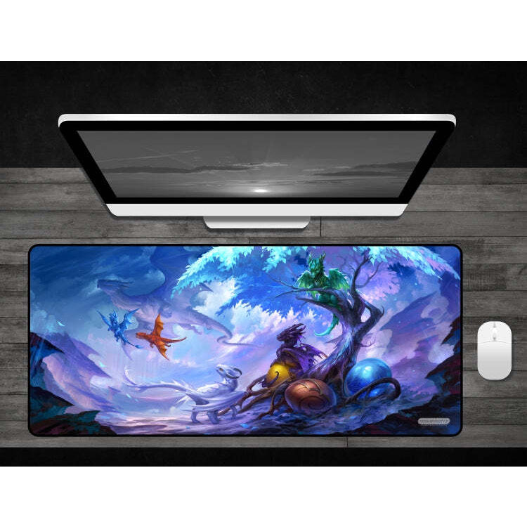PREORDER GamerMats: Baby Dragons Circle of Life - Deskmat