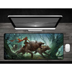 PREORDER GamerMats: Dark Red Riding Hood - Deskmat