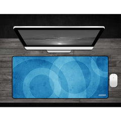 PREORDER GamerMats: Blue Circles - Deskmat