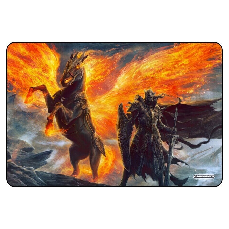 PREORDER GamerMats: Black Knightmare - XL Deskmat