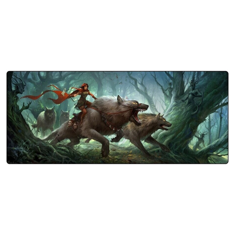 PREORDER GamerMats: Dark Red Riding Hood - Tablemat