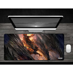 PREORDER GamerMats: Black Crystal Dragon - Deskmat