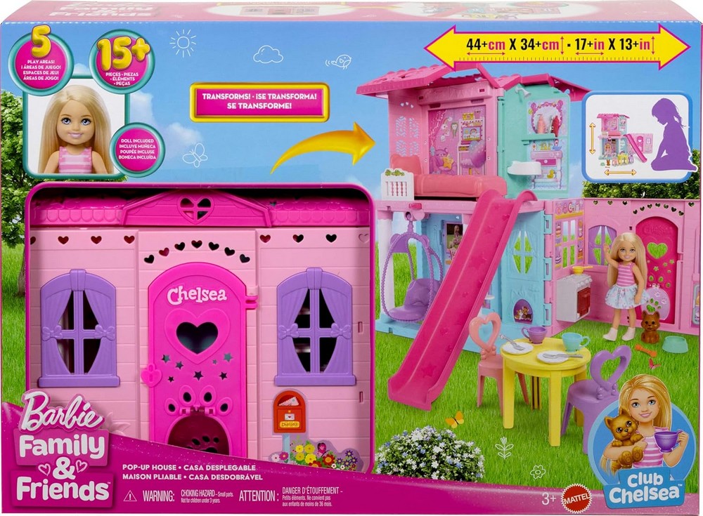 PREORDER Barbie - Family - Chelsea Pop-Up House