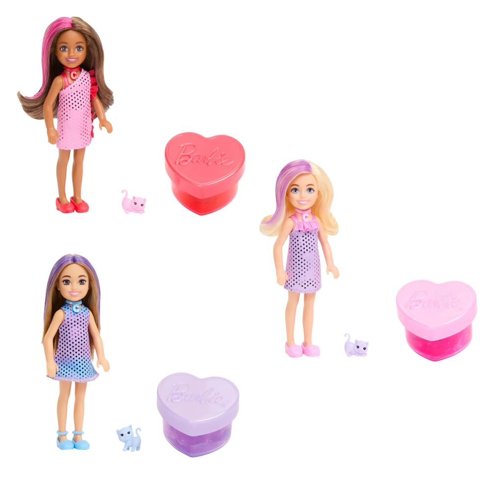 PREORDER Barbie - Reveal - Chelsea Party Unboxed Glam Party Series Assortment. (3)